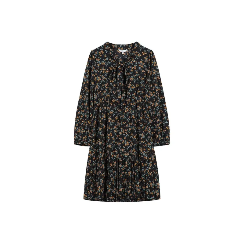 Lagogo Long-Sleeved Dresses Women's Mixed Color-0