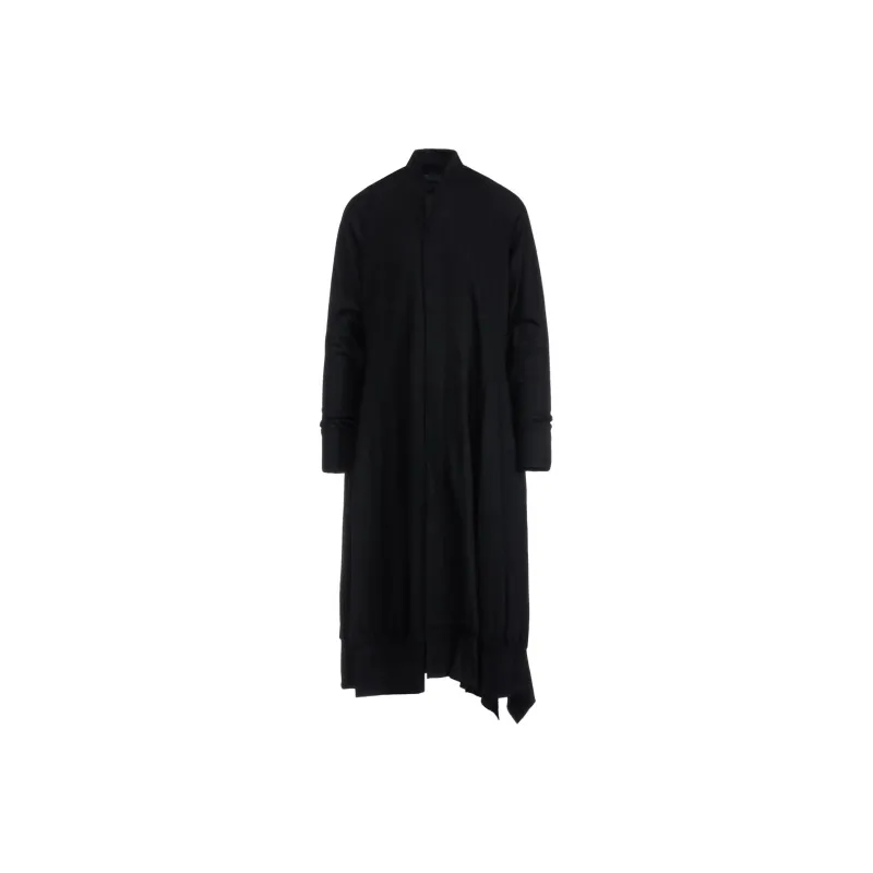 Yohji Yamamoto Asymmetric Midi Dress-0