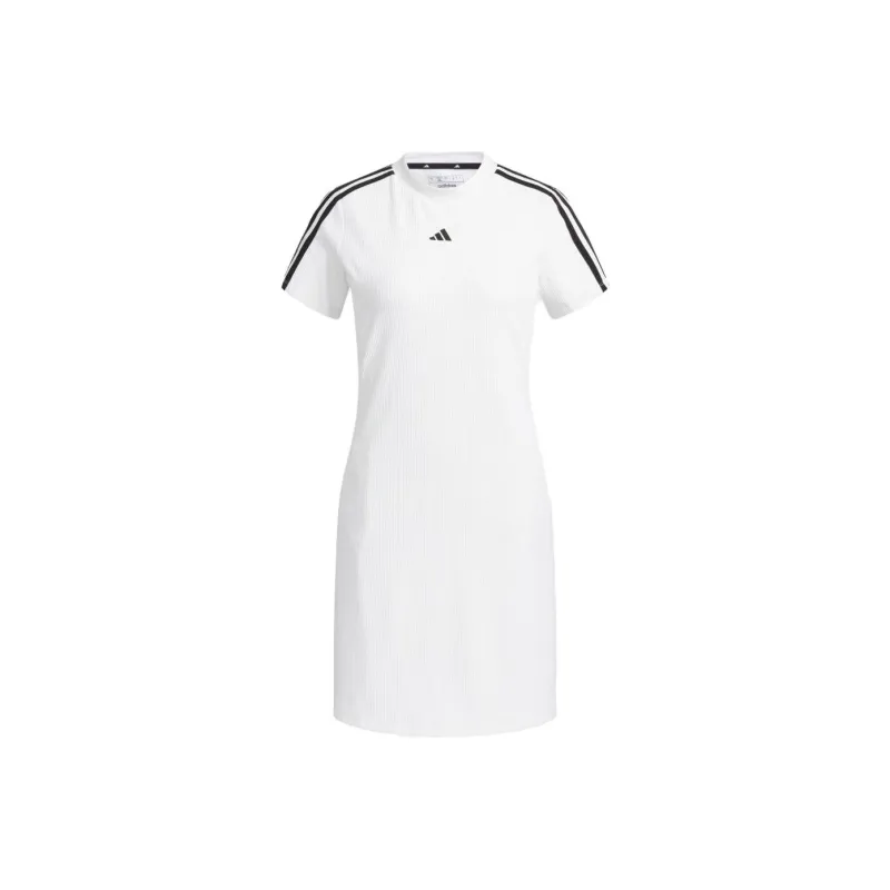 Adidas Short Sleeved Dress Women's White-0