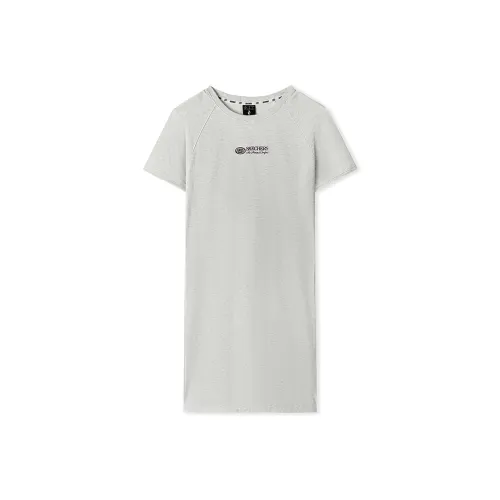 Skechers Sports Life Collection Short Sleeved Dresses Women's Light Heather Gray