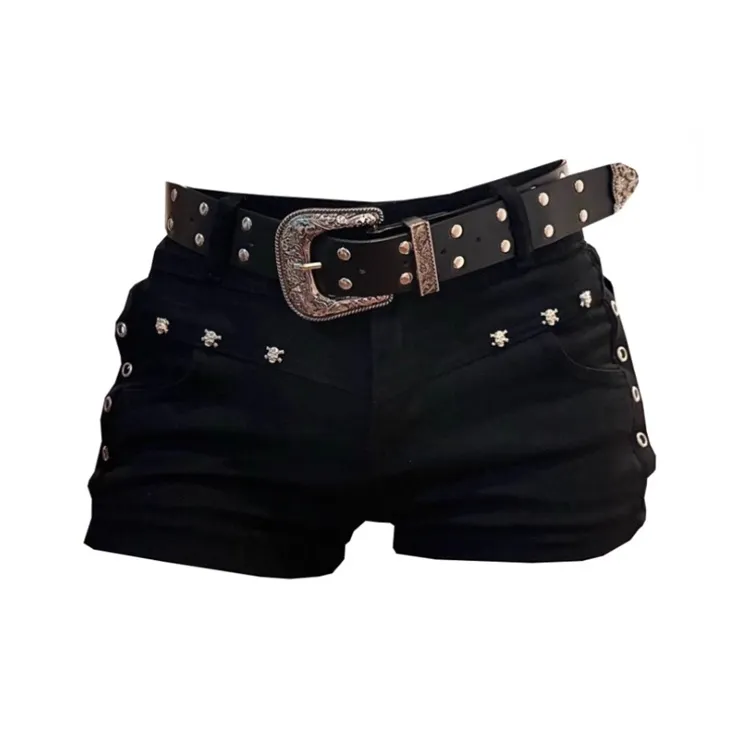 ECNR Casual Shorts Women's Black-7