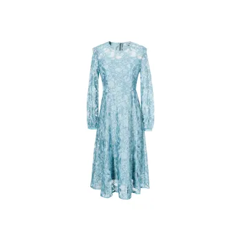 MISSSHINE Long Sleeved Dresses Women's Light Green