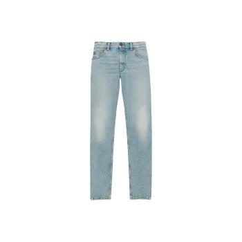 SAINT LAURENT SS23 Jeans Women's Blue