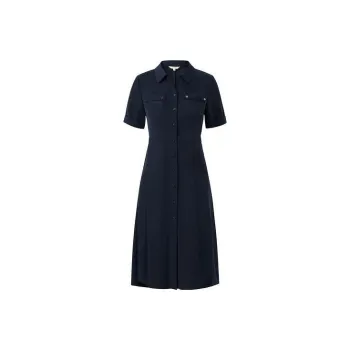 JZ Juzui Short Sleeved Dresses Women's Dark Blue