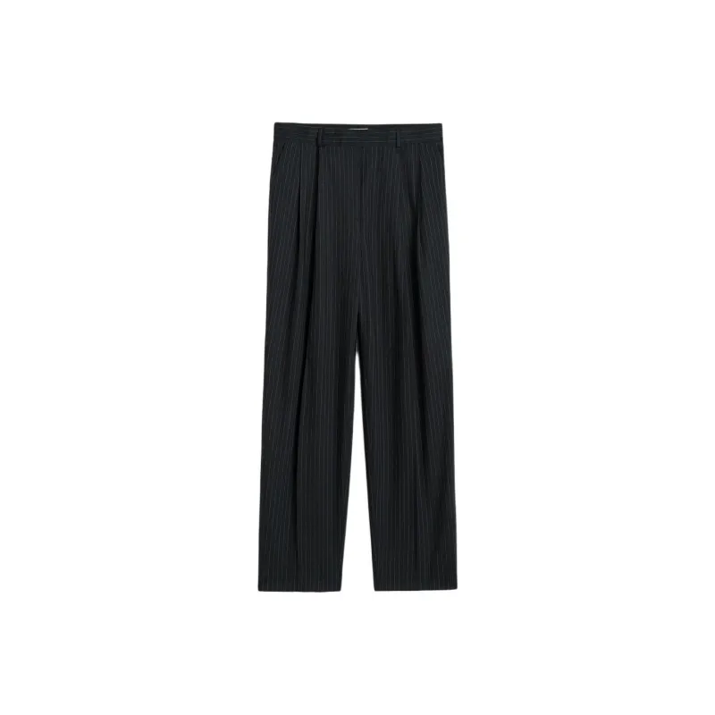TOTEME Pleat Detailed Pinstriped Trousers-0