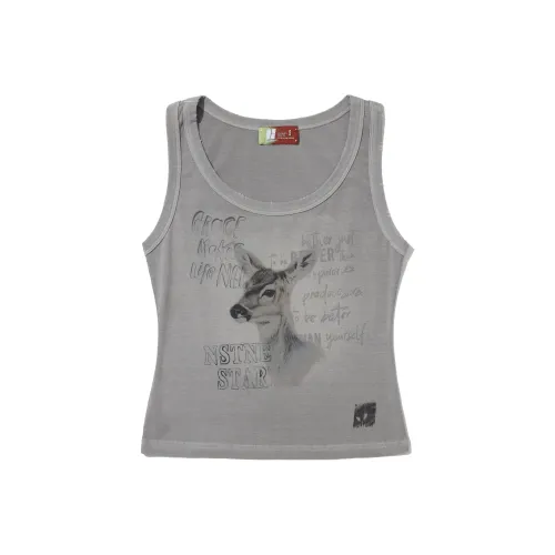 NSTNEW START Tank Tops Women's Washed Gray
