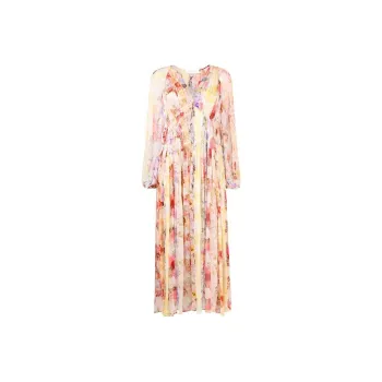 Zimmermann Wonderland Floral print Pleated Dress
