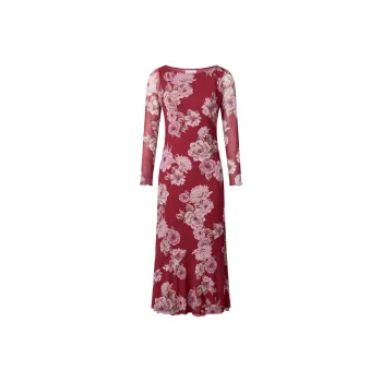 Rouje FW24 ALEXINE DRESS Long-Sleeved Dresses Women's Red