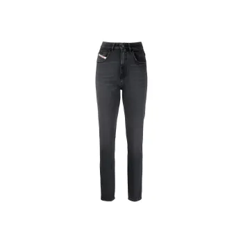 DIESEL High-waisted Straight-leg Jeans