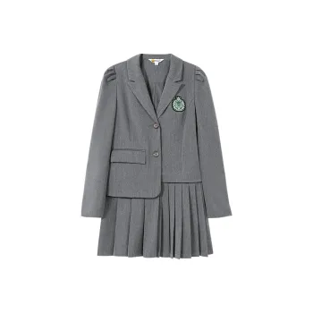 B.Duck Long Sleeved Dresses Women's Gray