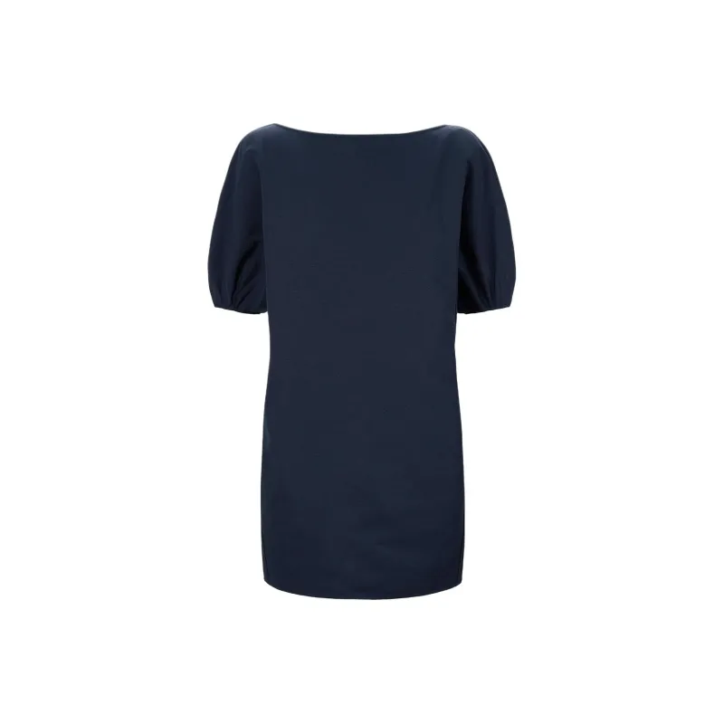 Staud Short Sleeved Dresses Women's Marine Blue-0