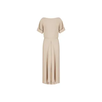 GIORGIO ARMANI Long Triple Silk Georgette Dress