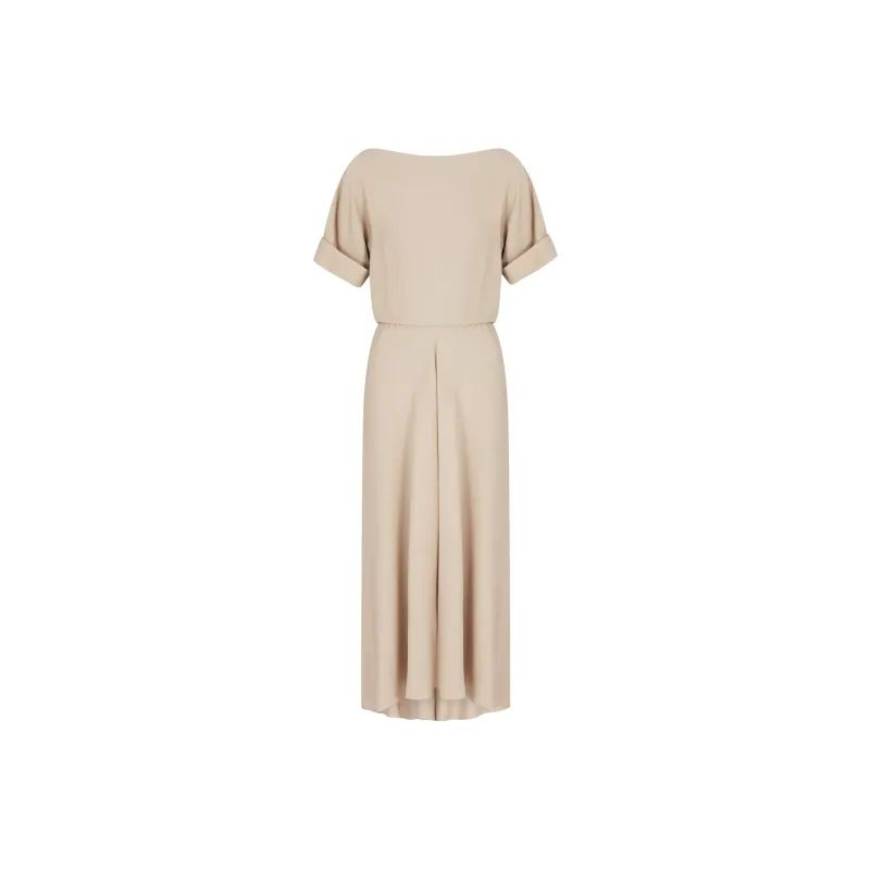 GIORGIO ARMANI Long Triple Silk Georgette Dress-0