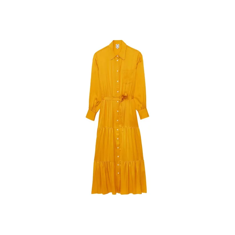 INES DE LA FRESSANGE Long Sleeved Dress Women's Orange-0