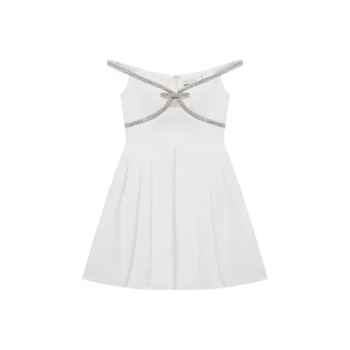 Self portrait Diamanté trim Off shoulder Minidress