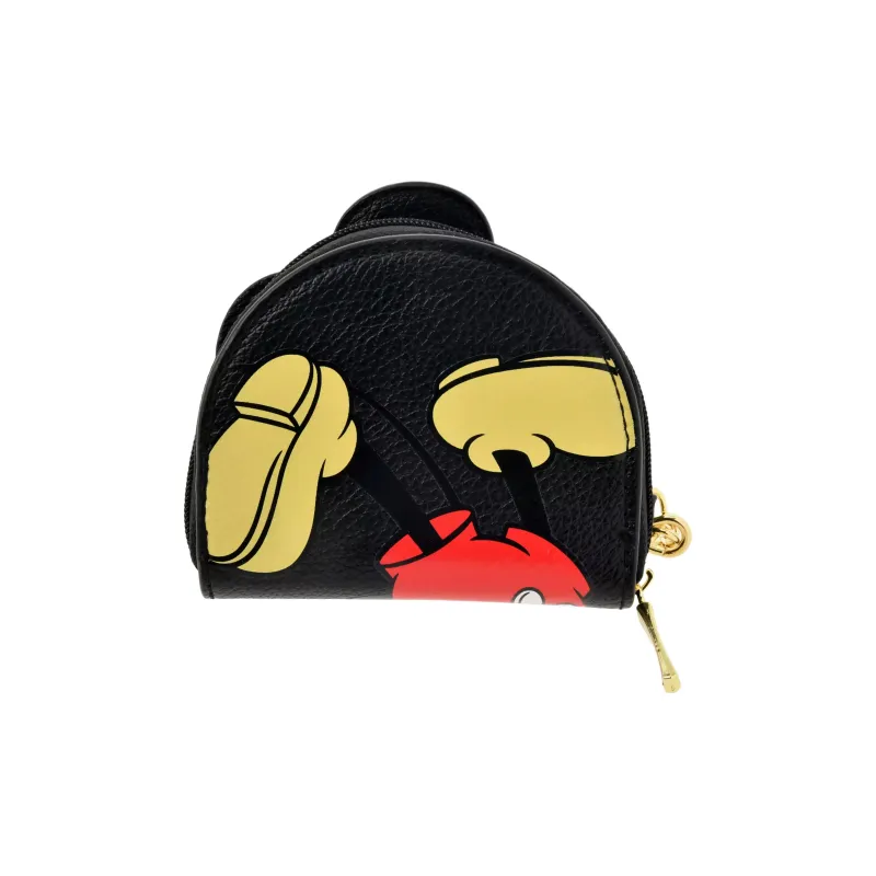 Disney Synthetic Leather Coin Purse Unisex Black-1