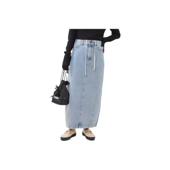 FREAK'S STORE Denim Long Skirt Women's Turquoise