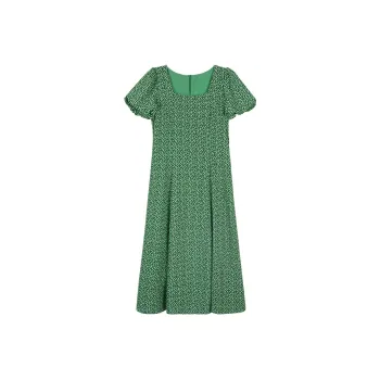 Migu Short-Sleeved Dresses Women's Green