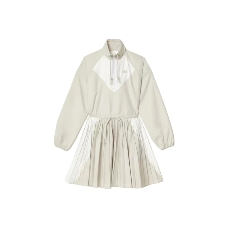 LACOSTE Logo patch Mini Dress-0