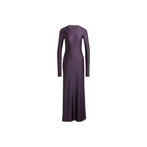 Adidas Originals Elongated Dress Long Sleeved Dresses Women
s Purple