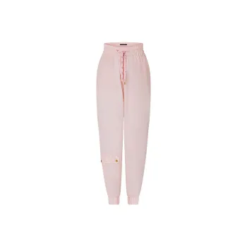 LOUIS VUITTON New Quarterly Products Of LV Sports Pants Women's Pink