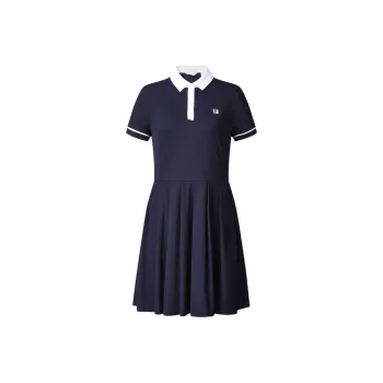 FILA SS24 Short Sleeved Dresses Women's Tide Blue