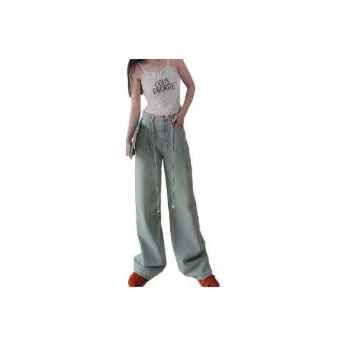 Seven Up And Nine Down Jeans Women's Light Blue
