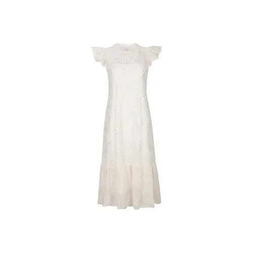 JOSR Short Sleeved Dresses Women's White