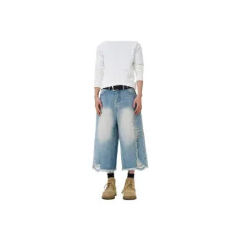 TINA GIA Denim Shorts Unisex Blue