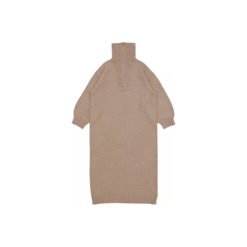 Select MOCA Long-Sleeved Dresses Women's Beige
