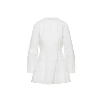 ARITZIA Little Moon Perissa Dress Long-Sleeved Dresses Women's White/White