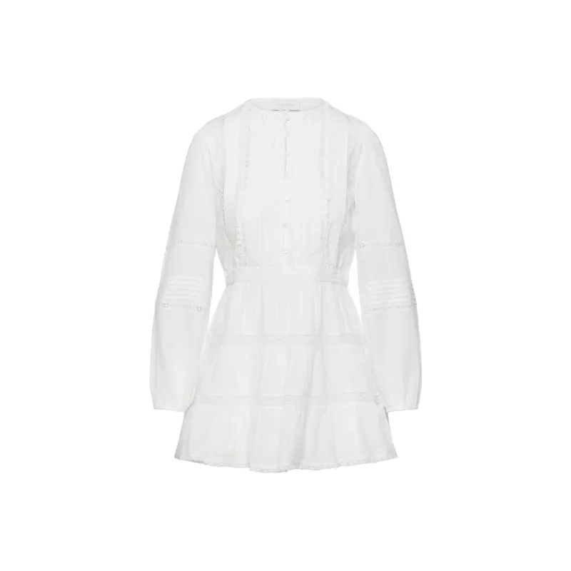 ARITZIA Little Moon Perissa Dress Long-Sleeved Dresses Women's White/White-0