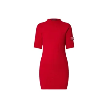 LOUIS VUITTON Waffle Knit Dress