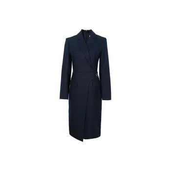 MISSSHINE Long Sleeved Dresses Women's Navy Blue