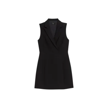 THEORY V Neck Mini Dress