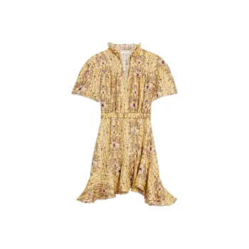 Sandro Short Sleeved Dresses Women's Yellow