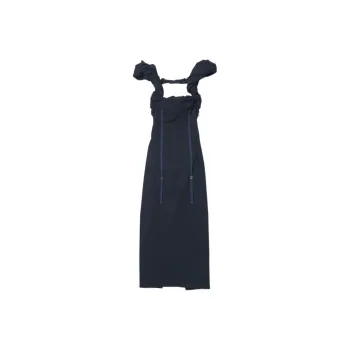 Jacquemus La Robe Crema Dress Navy