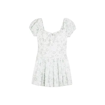 Hollister Short Sleeved Dresses Women's White Floral