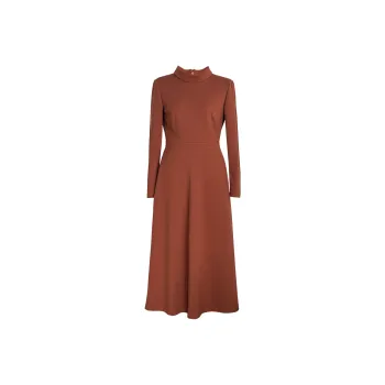 ROEYSHOUSE Long Sleeved Dresses Women's Caramel