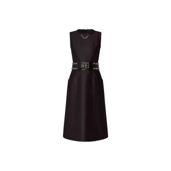 LOUIS VUITTON Studded Belt Dress