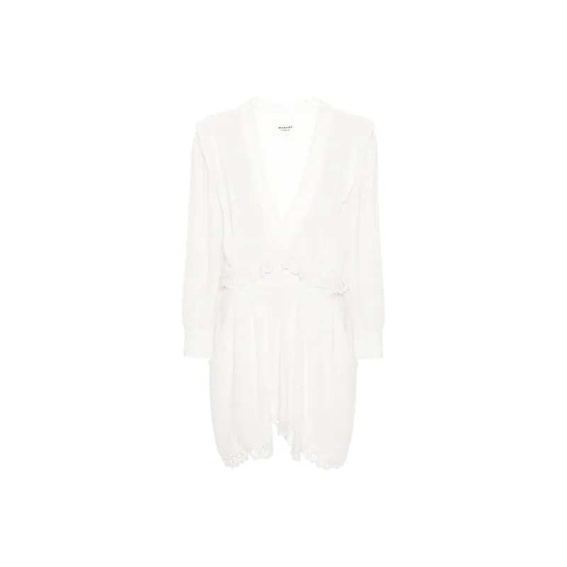 ISABEL MARANT ETOILE Felie V Neck Mini Dress-0