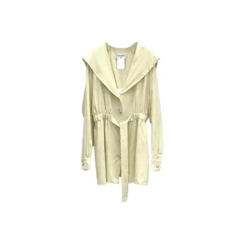 CHANEL SS23 23S Long-Sleeved Dresses Women's Light Yellow