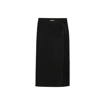 ARITZIA The Group Knoll Merino Wool Skirt Knit Long Skirts Women's Black