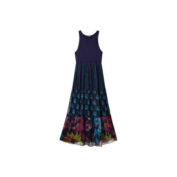 Desigual Sleeveless Dress Women's Marine Blue