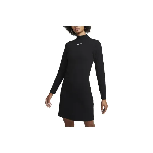 Nike Long-Sleeved Dresses Women's Black