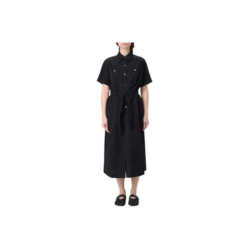 A.P.C Seersucker Midi Dress-0