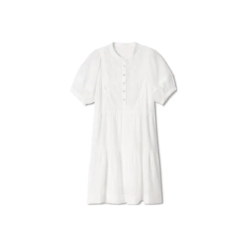 SALT.P Short Sleeved Dresses Women's White