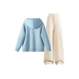 Haze Blue (Starry Sky Exploration Chest Logo)+Milk White (Starry Sky Exploration Pants Logo)
