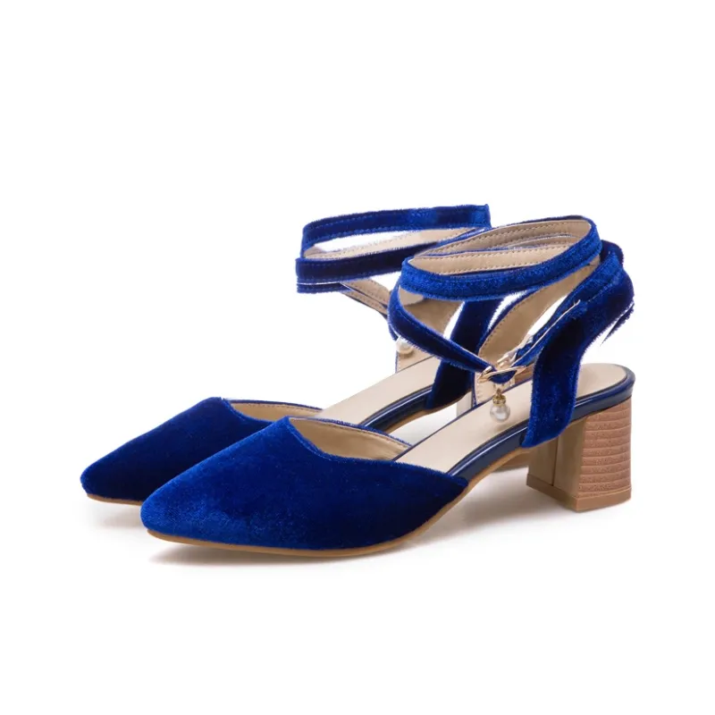 TADSW Chunky Heel High Heels Women's-10