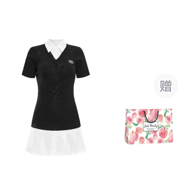 Qiuerle Short Sleeved Dress Women's-5